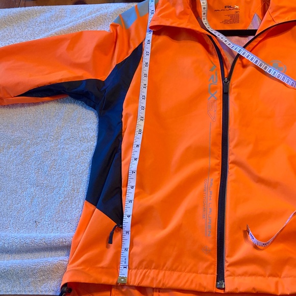 Ralph Lauren RLX Women's Fluorescent Orange Ski Jacket - Picture 6 of 7